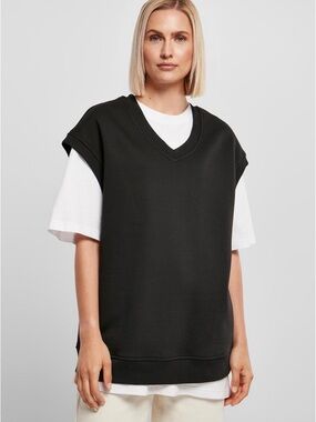 ZARA oversize v-neck sweatshirt vest size L